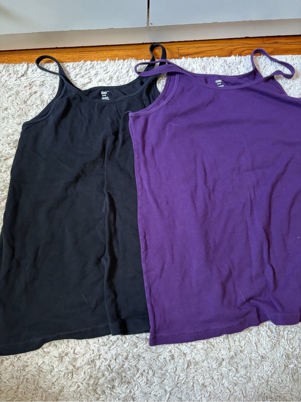 GAP Stretch Tank Top in Deep Purple